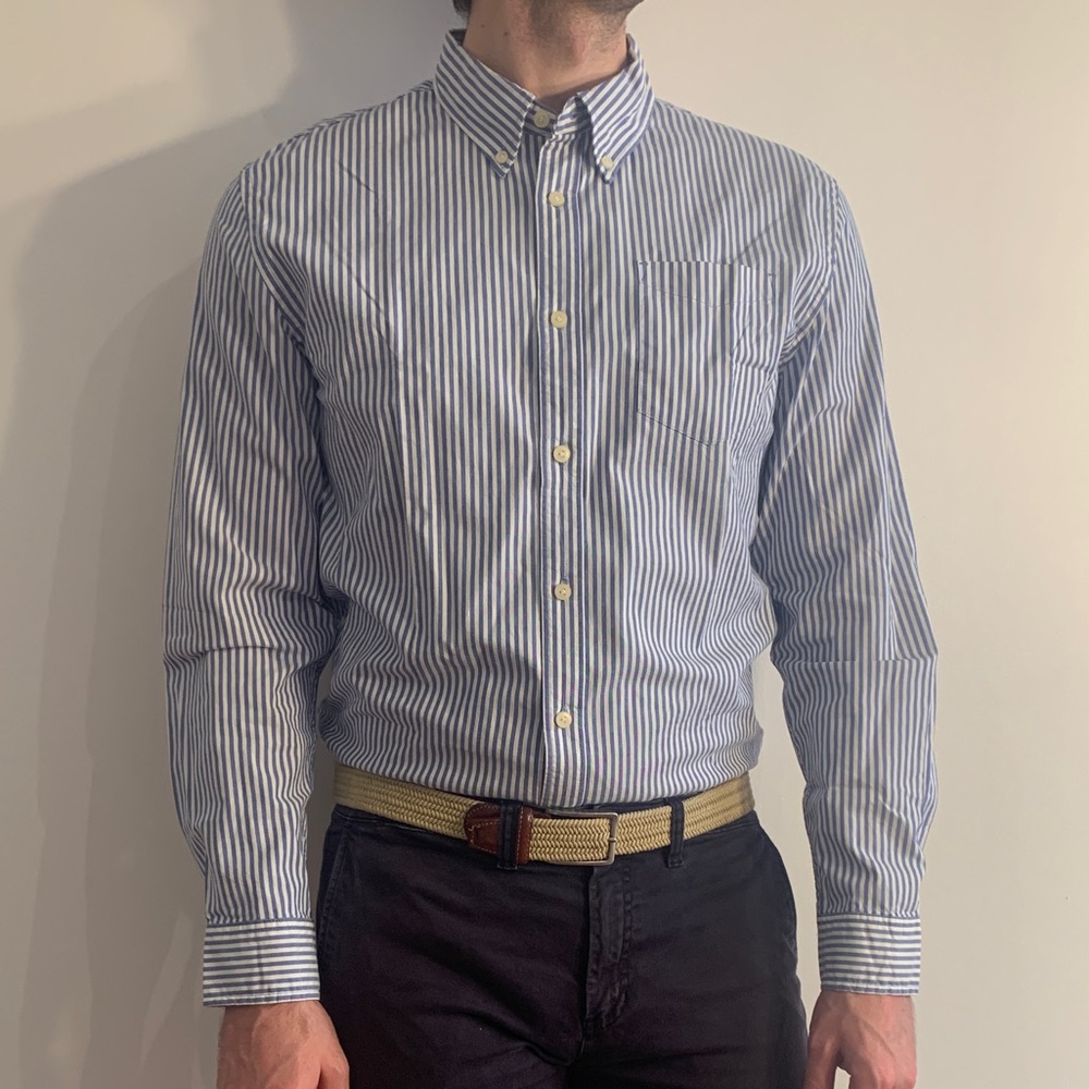 JACHS striped oxford shirt